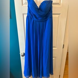 Royal blue dress